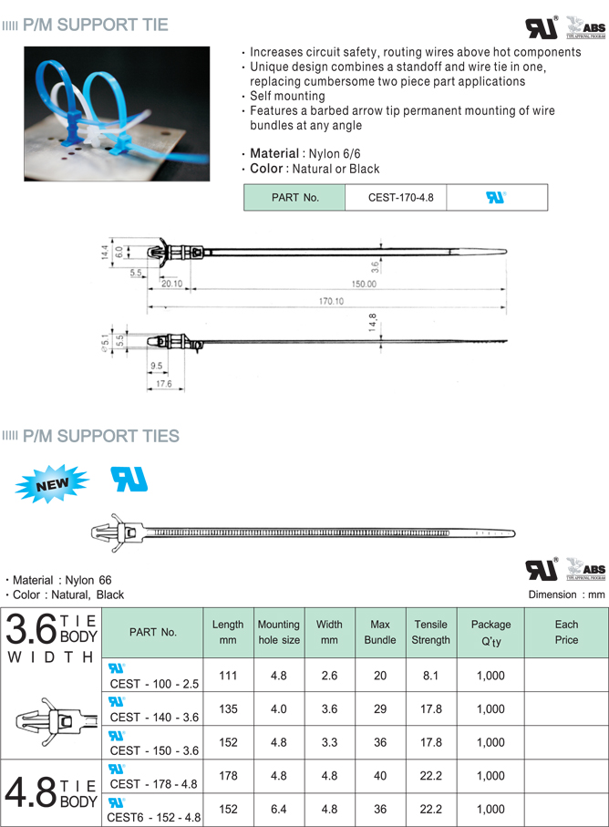 RELEASABLE CABLE TIE